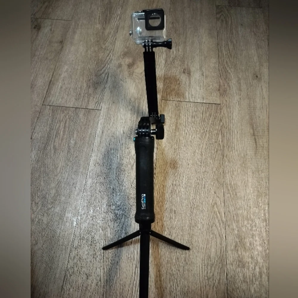 GoPro Black Action Camera with Tripod
